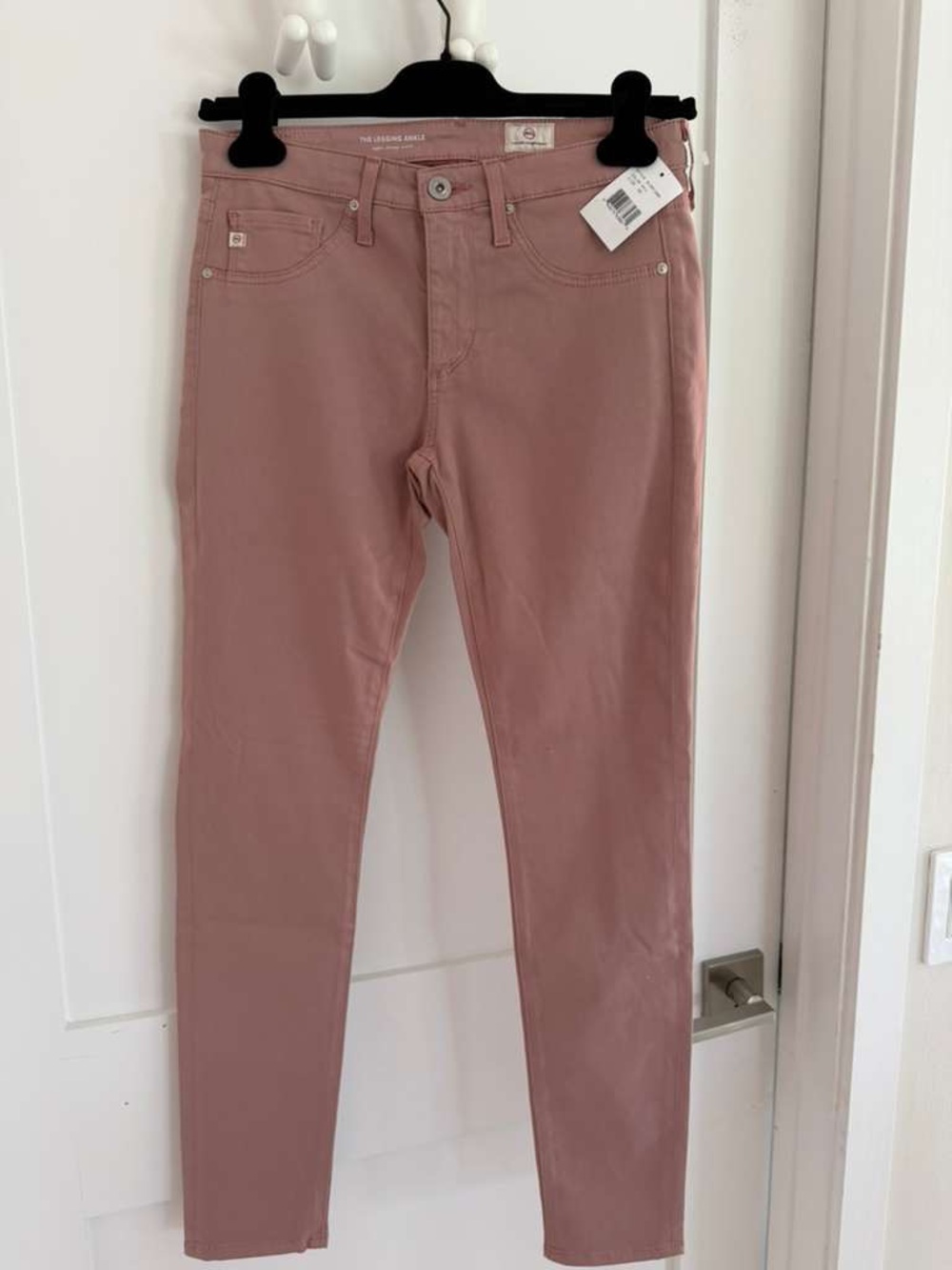 AG Women’s Slim Stretch Jeans in Dusty Rose
